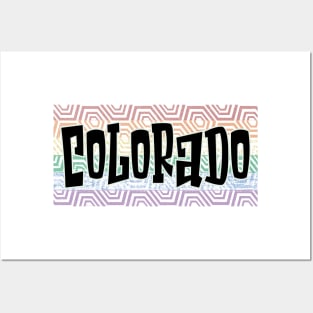 LGBTQ PRIDE EQUAL USA COLORADO Posters and Art